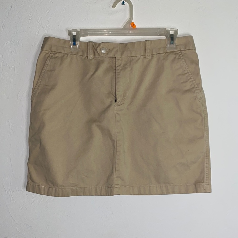 Womens Ralph Lauren Khaki Jean Skirt